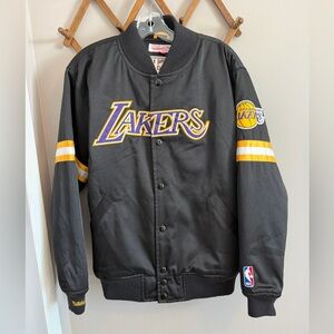NBA Los Angeles Lakers Mitchell & Ness Hardwood Classics Varsity Jacket Black M